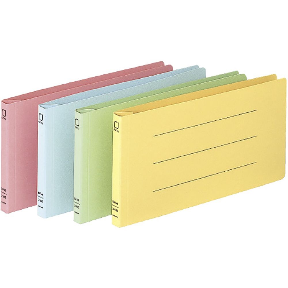 【20冊セット】コクヨ　統一伝票用フラットファイル　イエロー　フーＶ４９Y【メーカー直送・代引不可】, イエロー, B4 1/3-E