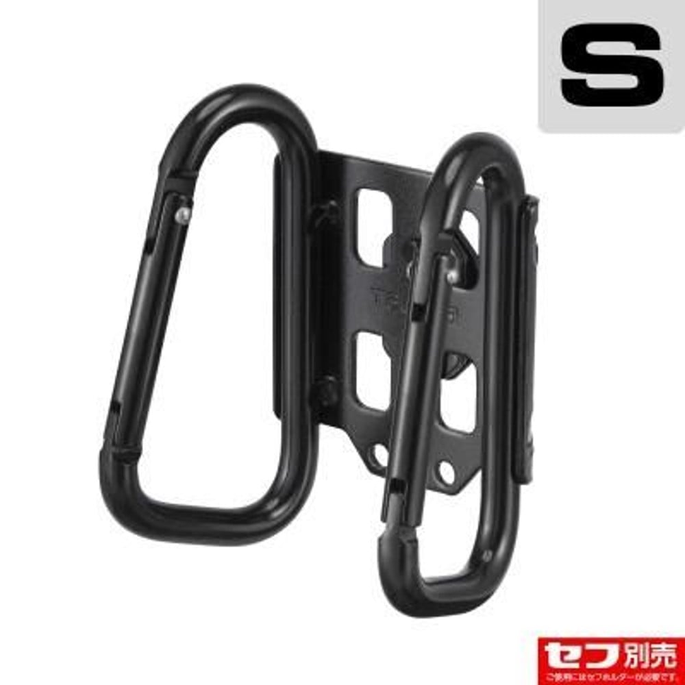 TAJIMA　セフ工具ホルダースチール カラビナ小 ダブル　SFKHI-CSW, ブラック, カラビナ小　ダブル