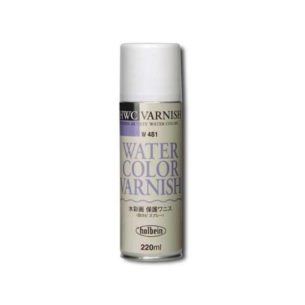 ホルベイン 水彩メディウム W481 220ml 水彩画用保護ワニス 3481, 水彩画用保護ワニス, 220ml