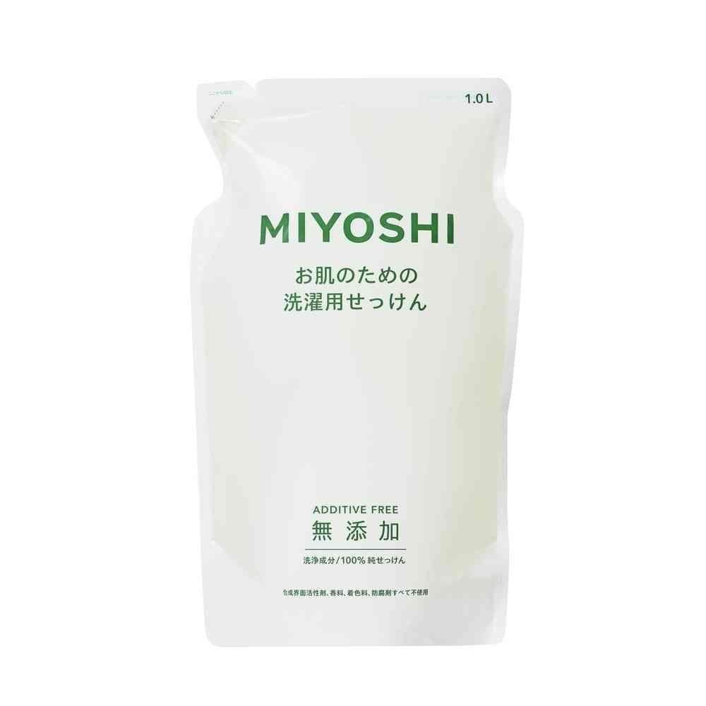 ミヨシ石鹸　無添加お肌のための液体せっけん　詰替用, 詰替用, 1.0L