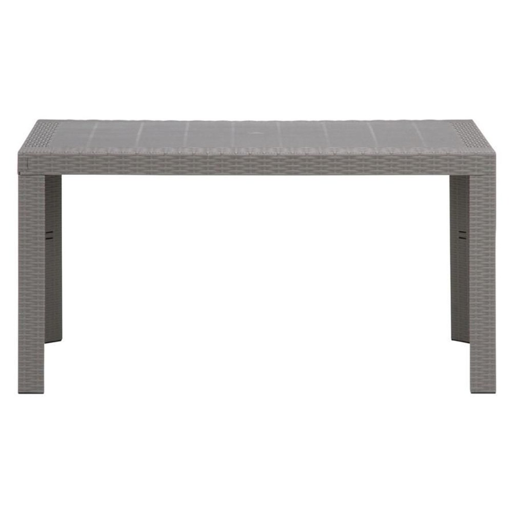 不二貿易  ステラ　テーブル　80&times;140 【メーカー直送・代引不可】, グレー, 80&times;140cm