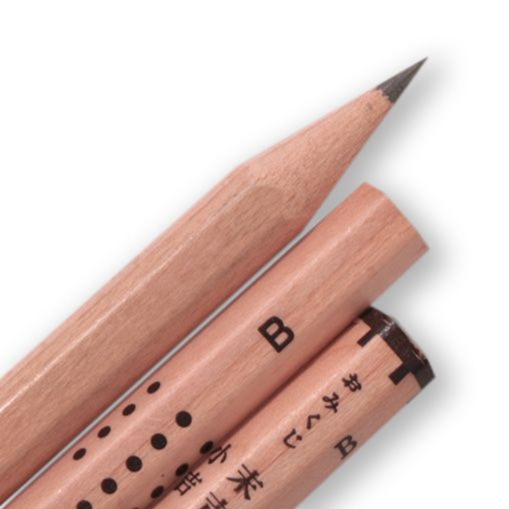 書き味自慢の鉛筆 B おみくじ・サイコロ柄 下町の職人が作った自信の書き味 【アークオアシスオリジナル】, 鉛筆B, おみくじサイコロ柄