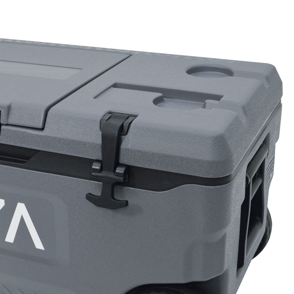 ウィザ WIZ'A 5DAYS　クーラー　キャスター付  75L, ダークグレー, 75L