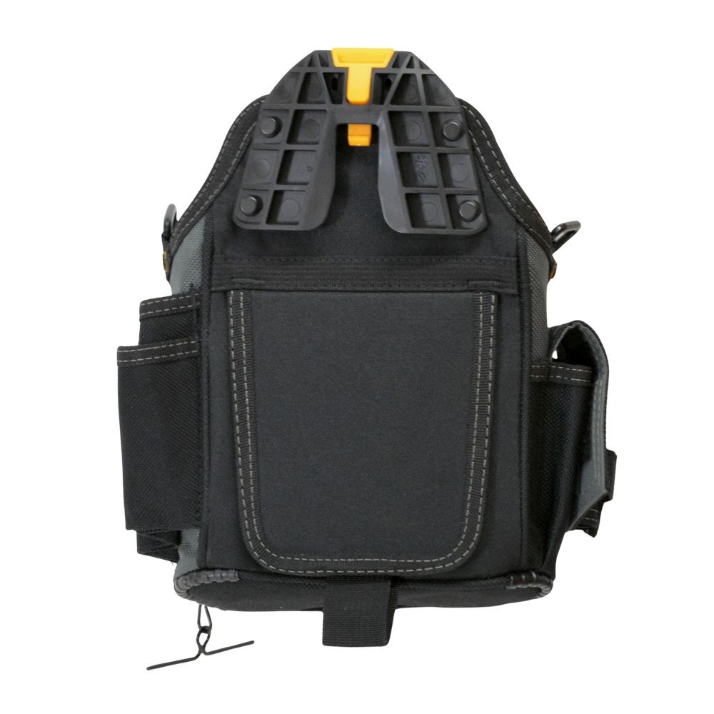 TOUGHBUILT（タフビルト）　電工ポーチ　ショルダーストラップ付　TB-CT-114, 黒, TB-CT-114