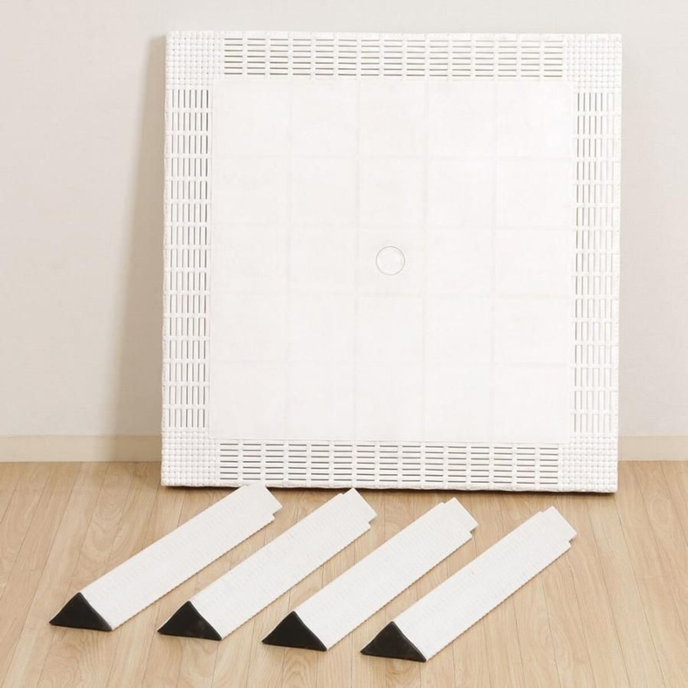 不二貿易  ステラ　テーブル　80角 【メーカー直送・代引不可】, ホワイト, 80cm角