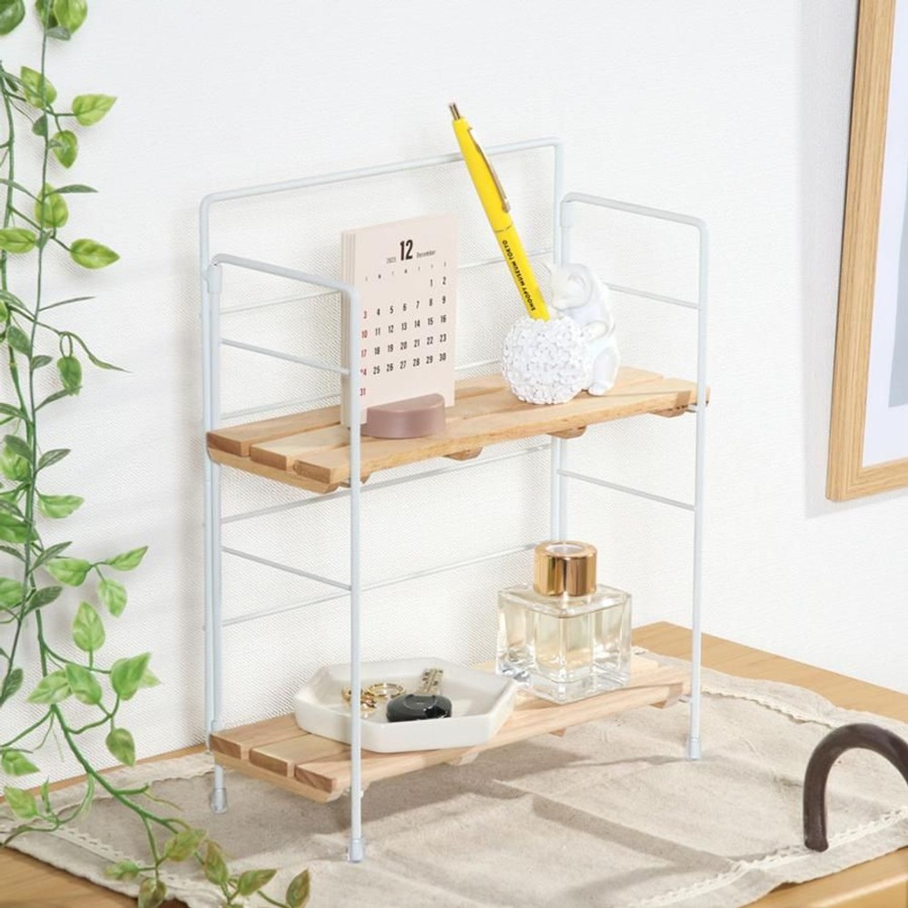 不二貿易 ウッドミニシェルフ 【メーカー直送 代引不可】, ブラック, BK