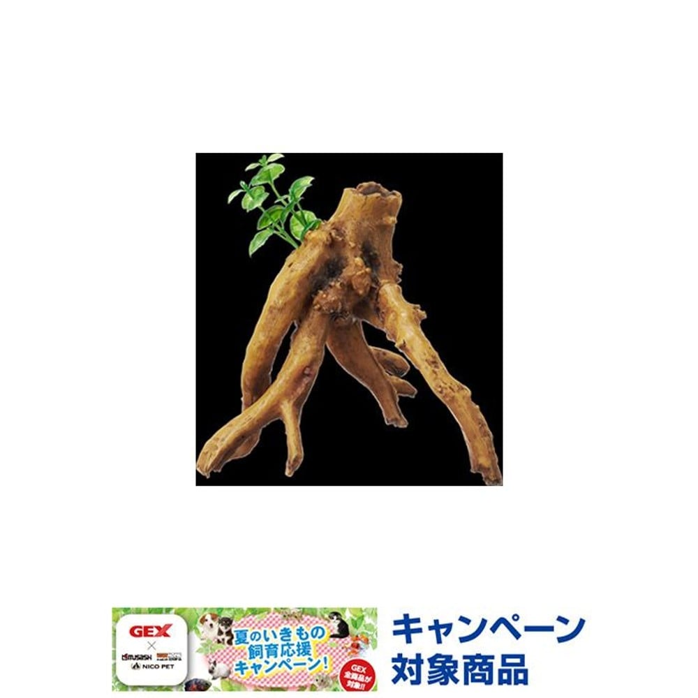 ジェックス　癒し水景　水草付き流木　ブランチ, -, -