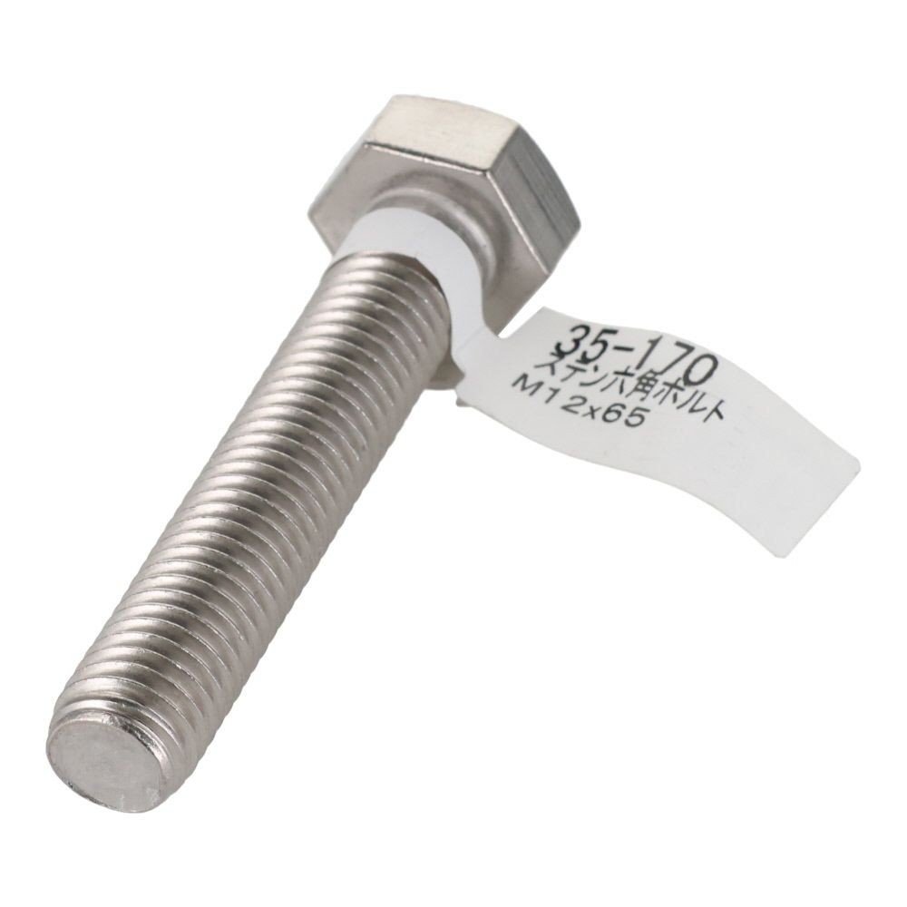 ステンレス　六角ボルト　Ｍ１２&times;６５, 六角ボルト, M12&times;65mm