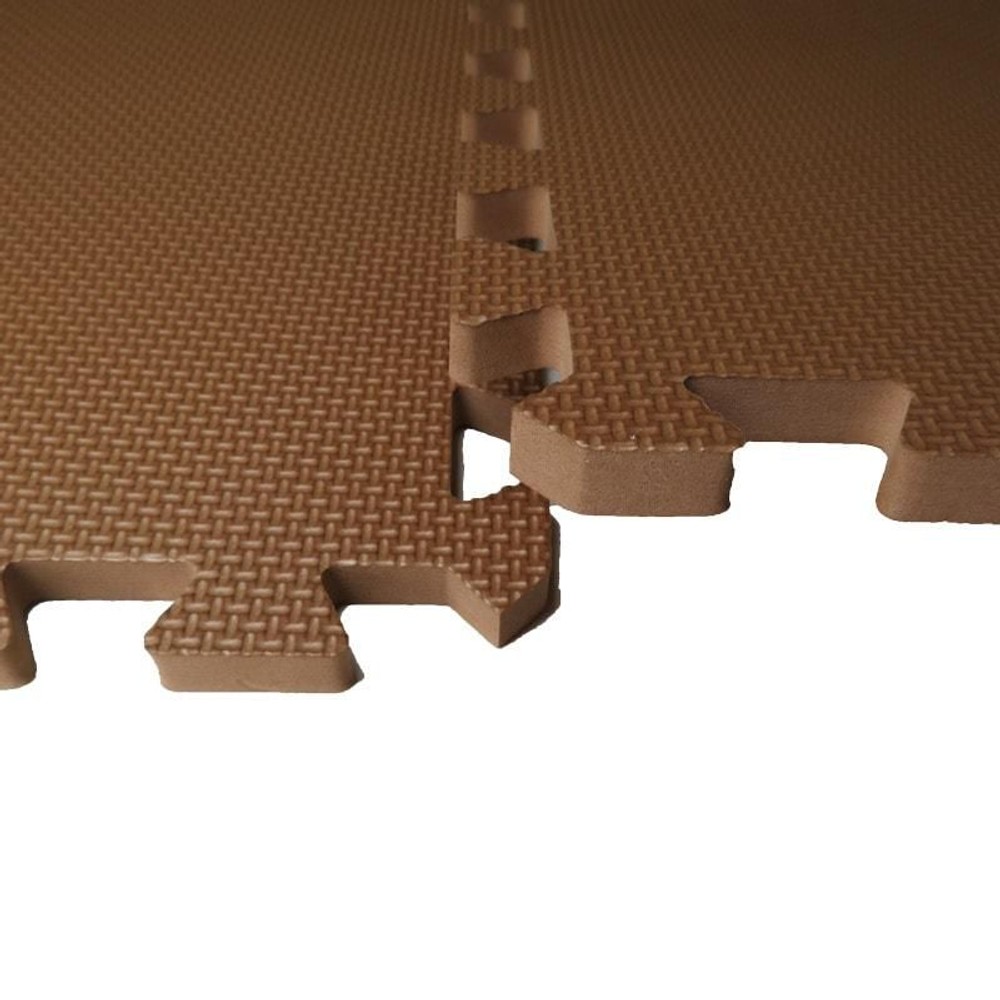 大判つなげるソフトマット 4枚組, ブラウン, 大判