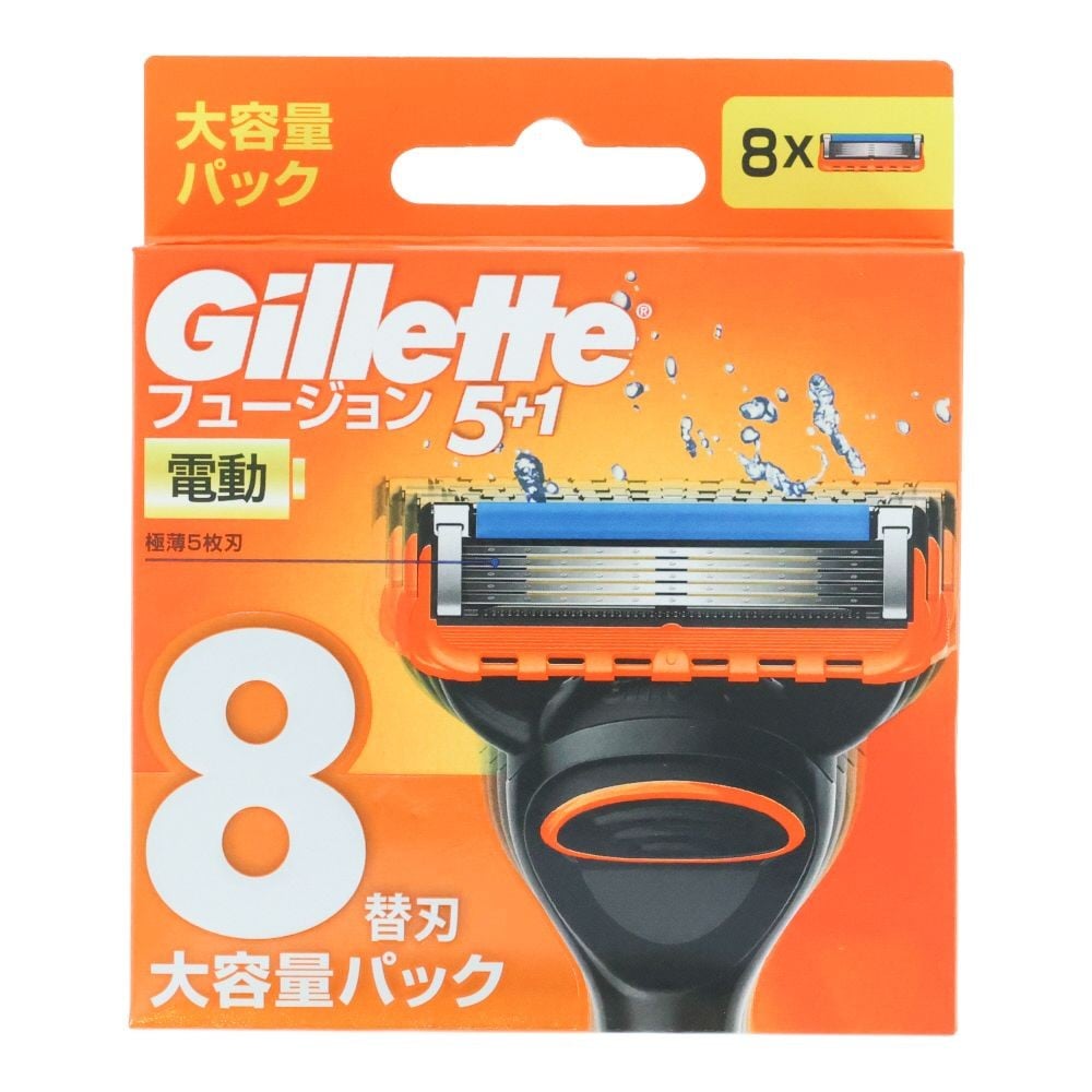 Ｐ＆Ｇ　ジレット　フュージョン５＋１パワー　替刃　８個入, 替刃, 8個入