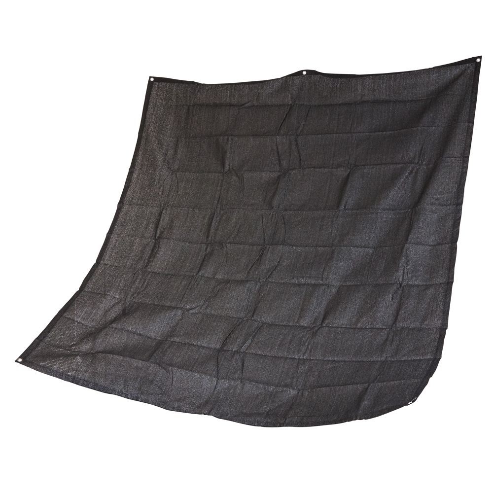 オーニングタープ　ブラック, ブラック（100&times;200）, 100&times;200cm