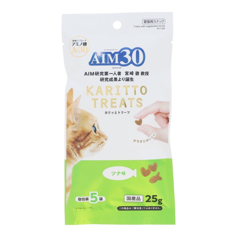 ＡＩＭ３０ カリッとトリーツ ツナ味　５ｇ×５, ツナ, 5g×5袋