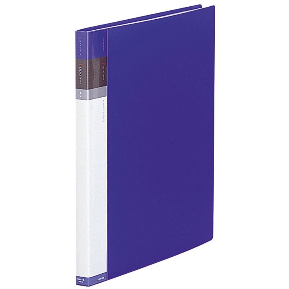 リヒト　クリヤーブック30Ｐ青　Ｎ4611ー8, 青(A5), A4サイズ