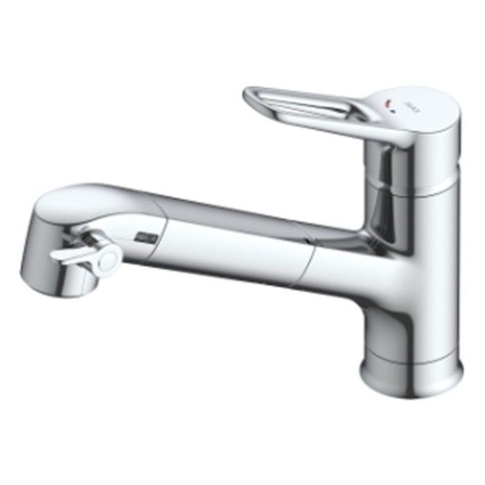 LIXIL INAX　キッチン用　浄水器内蔵シングルレバー混合水栓　RJF-1071Y, シルバー, 一般地用