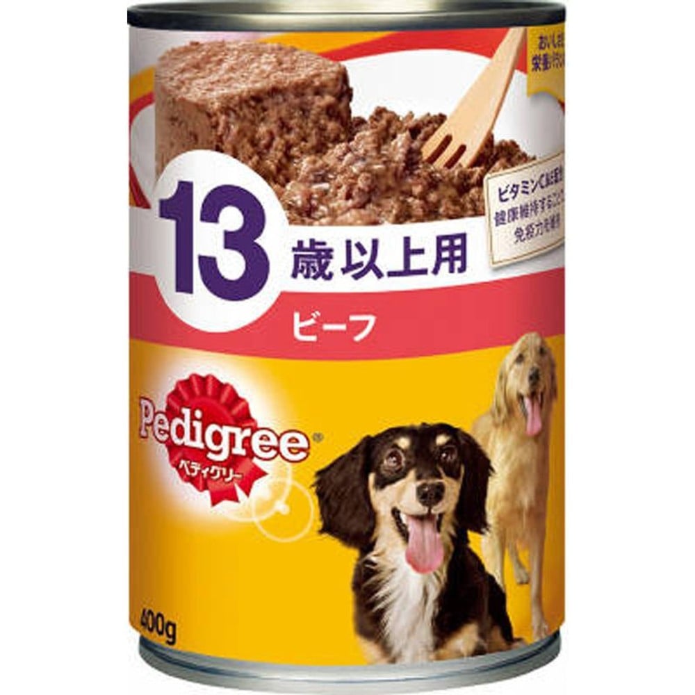 ペディグリー缶 13歳以上用 ビーフ　400g, 13歳以上用 ビーフ, 400g