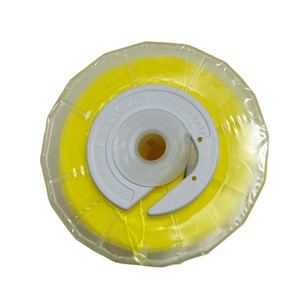 ウイザ WIZ'A 水糸カッター付 イエロー, イエロー, 太さ: 細（約0.3mm）&times;500m