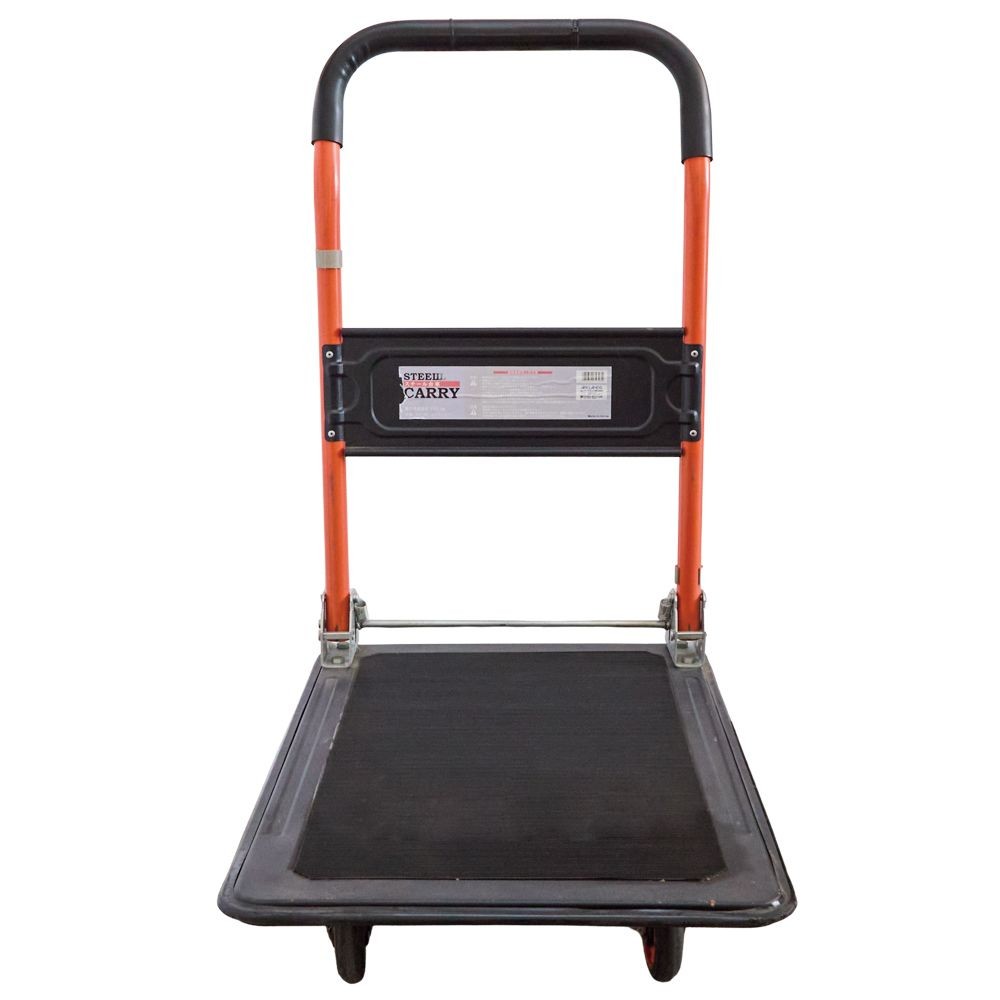 カルシズスチール台車　平均耐荷重150ｋｇ, ブラック, 幅73.5cm&times;奥行47.5cm&times;高さ86cm