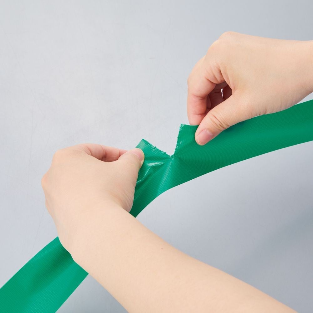 WIZ'A ウィザ　梱包用カラー布テープ緑（約）幅50mm&times;長さ25m, 緑, 50mm&times;25m