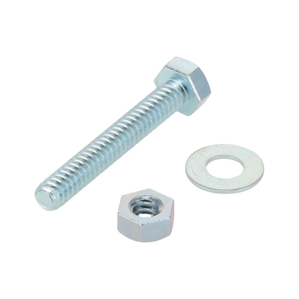 六角ボルト　Ｗ３／１６&times;３２　３入, シルバー, W3/16&times;32mm