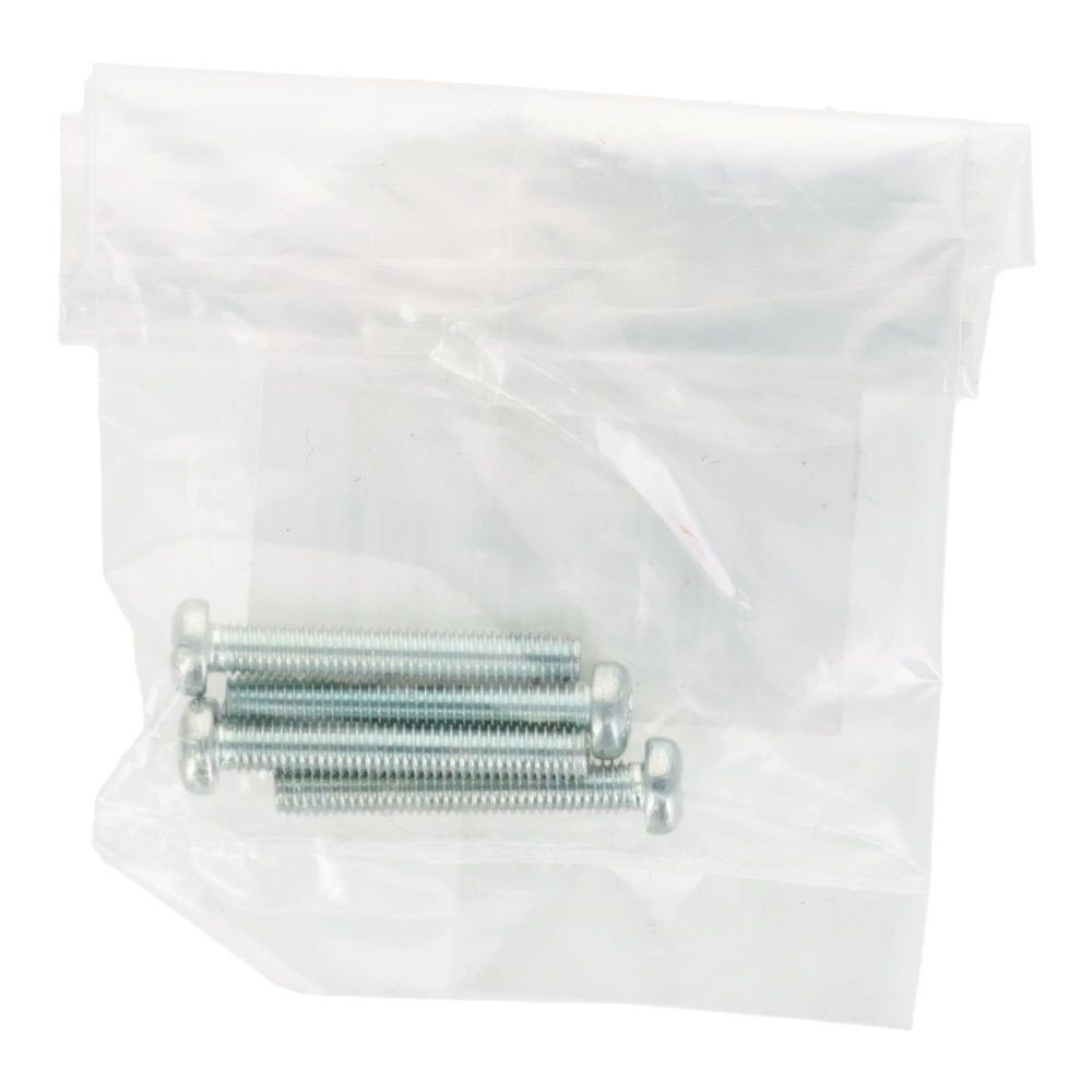 小ねじ　なべ　ユニクロ　Ｍ３&times;２０ｍｍ　４本入, シルバー, M3&times;20mm