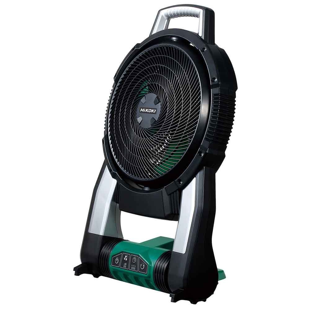 ハイコーキ　HiKOKI 18Ｖ首振りファン UF18DSAL NN, ブラック, UF18DSAL NN