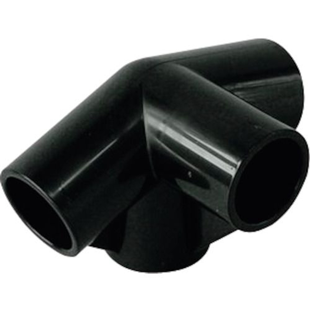 YAZAKI 矢崎化工 イレクタープラスチックジョイント J-1 S 屋根部分用 &Phi;28用, ブラック, J-1 S