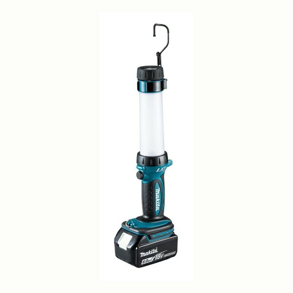 マキタ 充電式ワークライト ML806Y, ブラック/ブルー, 幅78mm&times;奥行365mm&times;高さ119mm