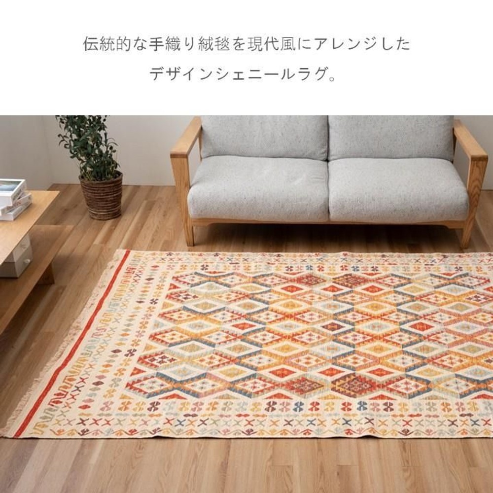 イケヒコ カーペット・ラグ ラドラ  トルコ製 【メーカー直送・代引不可】, トルコ製, 120&times;180cm