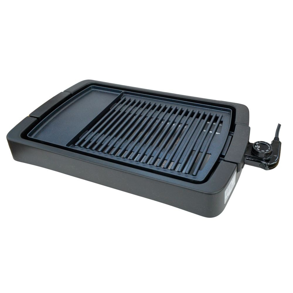 WIZ'A ウィザ　油と煙を減らせるグリルプレート, 黒, 1個入り