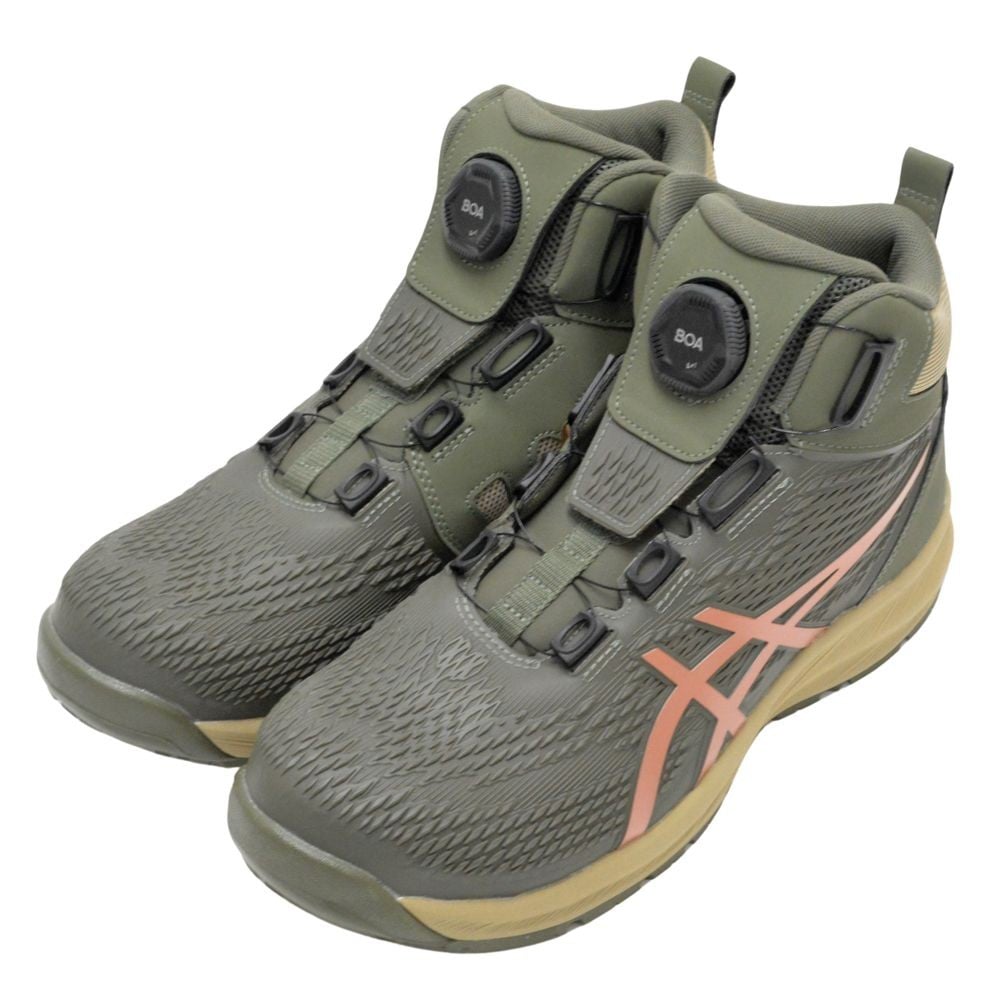 アシックス（ASICS） ウィンジョブ CP122 ＢＯＡ LC グラベル&times;ピュアゴールド, グラベル&times;ピュアゴールド, 25.5cm