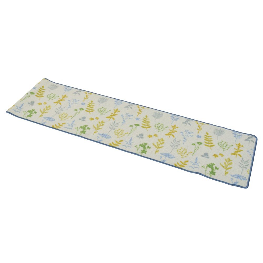 キッチンマット５０Ｘ１８０ＣＭブルー, ブルー, 50&times;180cm