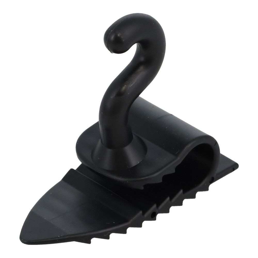 カーマット用　ズレ防止フック, ブラック, 1個入り