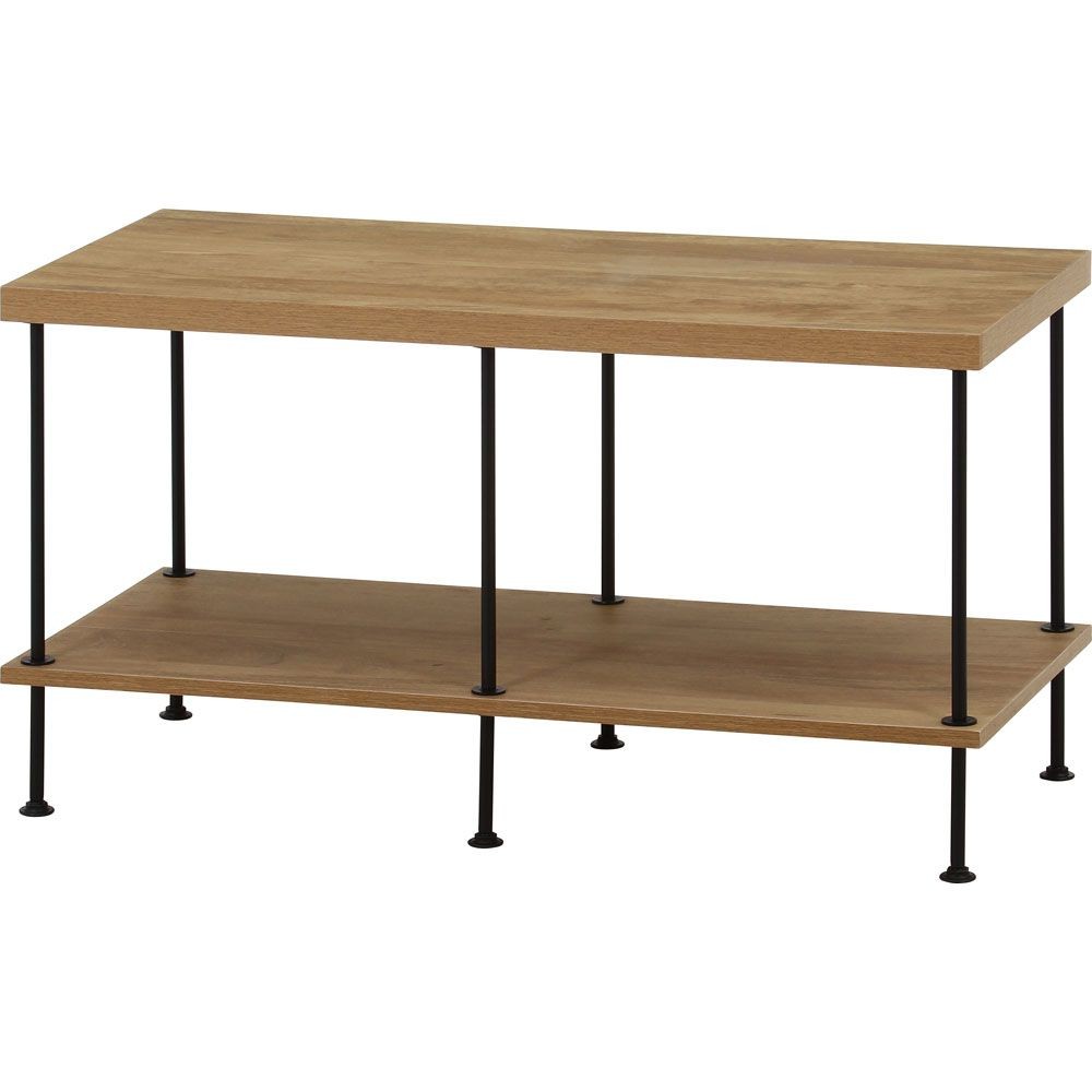 不二貿易 ＥＺＢＯツイストロック　ＴＶ台９０幅　ＯＡＫ　ＮＡ【メーカー直送・代引不可】, ナチュラル, 幅900mm&times;奥行400mm&times;高さ480mm