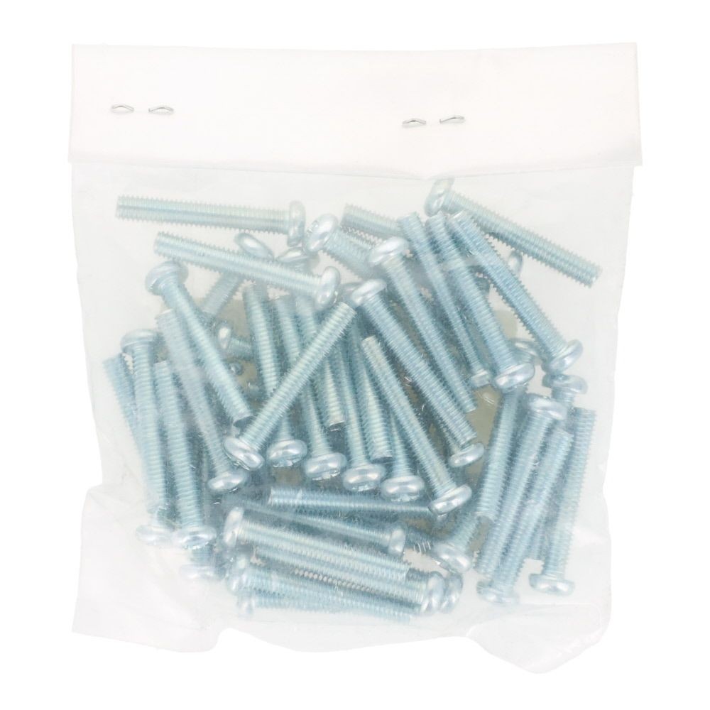 ユニクロ　小ねじ　鍋　Ｍ４&times;２５　５０個入り, 小ねじ, M4&times;25