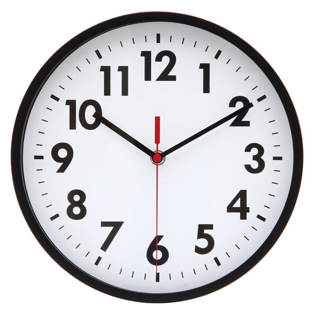 掛時計　ミーナ, ホワイト, 25cm