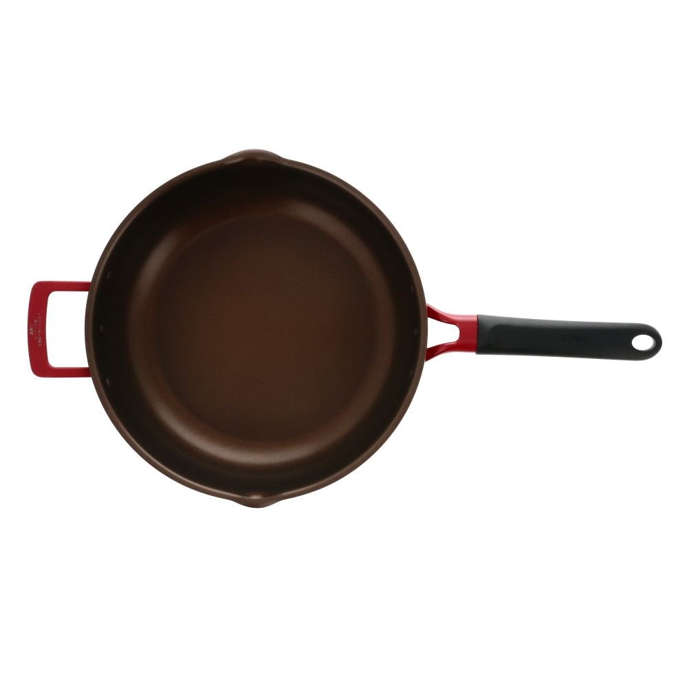【数量限定】デュラブルシリーズ　IHマルチパン　KFJ, レッド（24）, 24cm