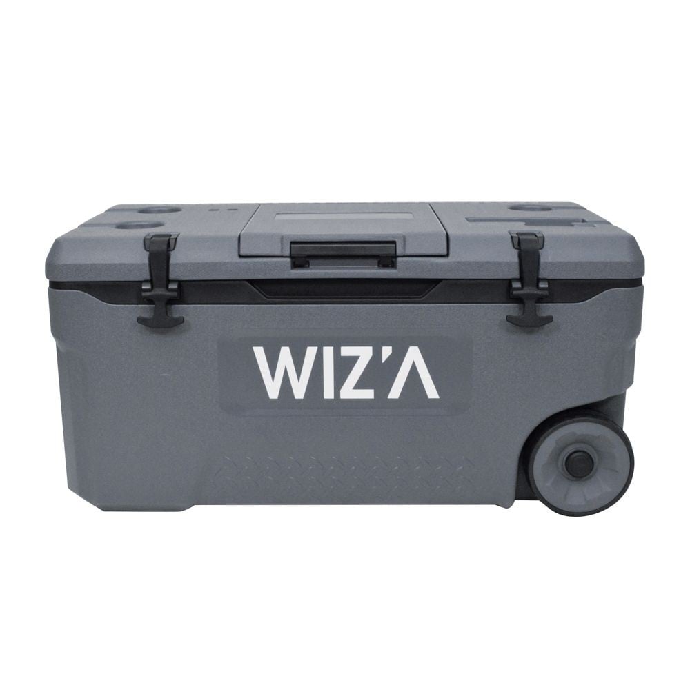 ウィザ WIZ'A 5DAYS　クーラー　キャスター付  75L, ダークグレー, 75L