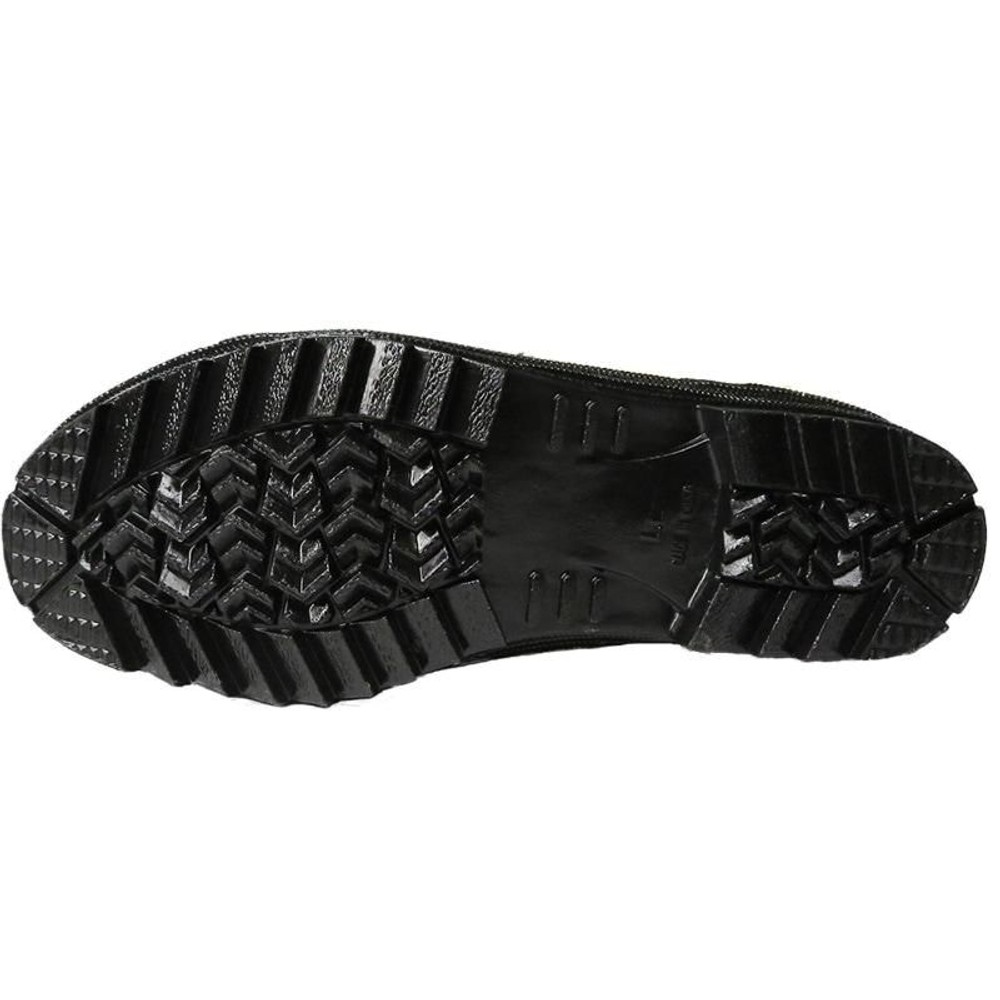 土やホコリが侵入しにくいカバー付き紳士カラーブーツ, ブラック（M）, Ｍ