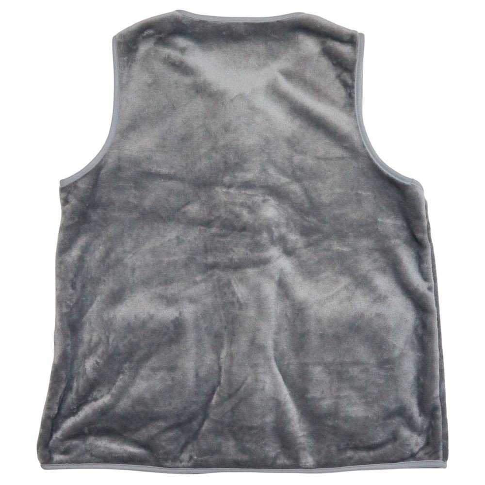 WIZ'A　ウィザ　ベストタイプの着る毛布　グレー, グレー, 着丈70cm