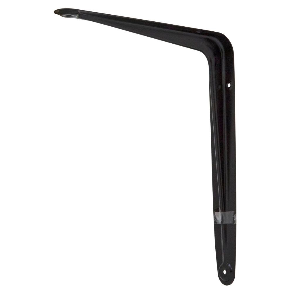 Ｌ型棚受（ブラック）　２００&times;２５０, ブラック, 200&times;250mm