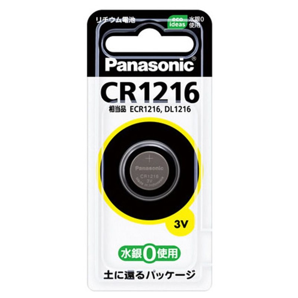 ＰＡ　リチウム電池　ＣＲ1216, 3V, 1個入り