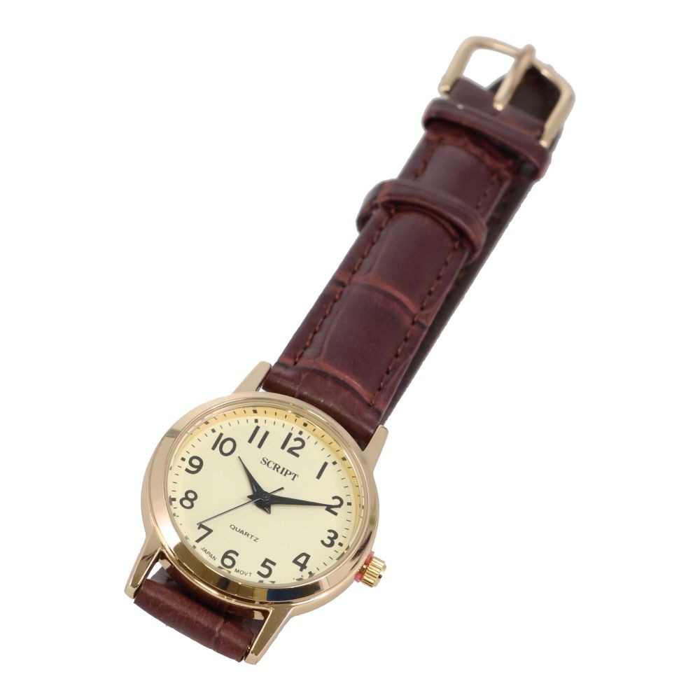 サン・フレイム　腕時計, ブラウン, レディース