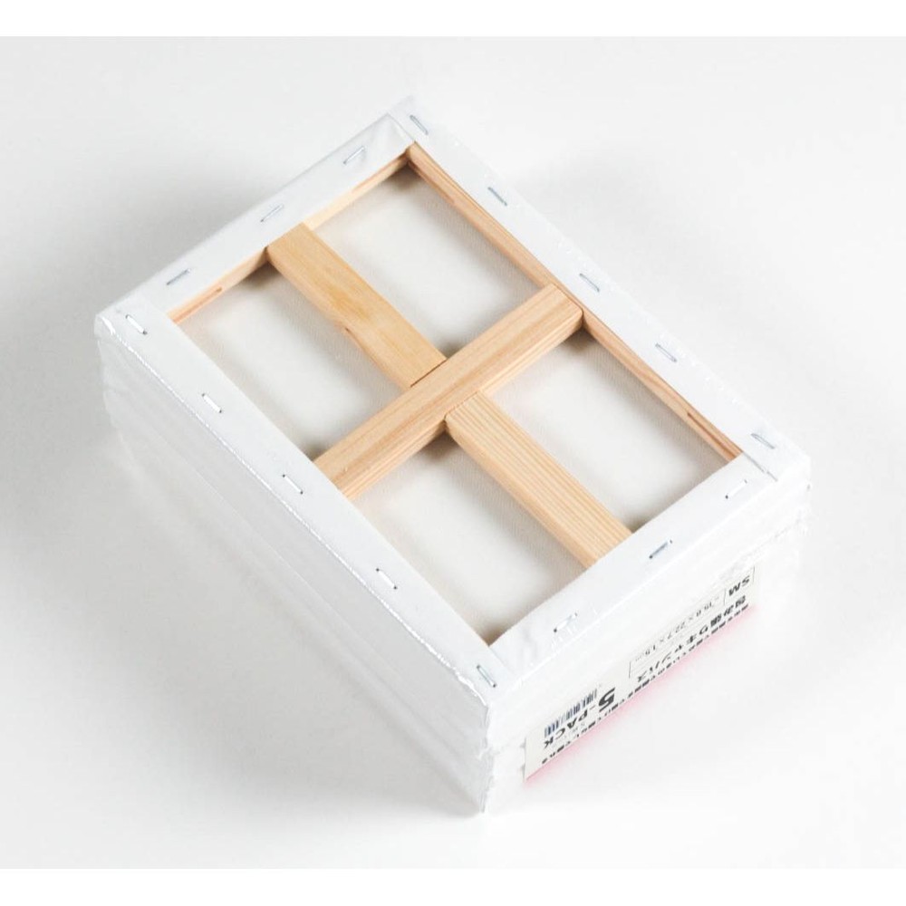 包み張りキャンバスＳＭ　５枚パック, ホワイト, SM(227×158mm)