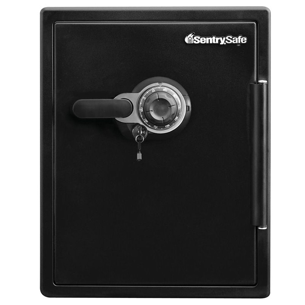 【廃棄料無料・開梱・設置費込】セントリー耐火・耐水金庫  JFW205DG ダイヤル式 1時間耐火 56.6L【メーカー直送・代引不可】, ブラック, 56.6L