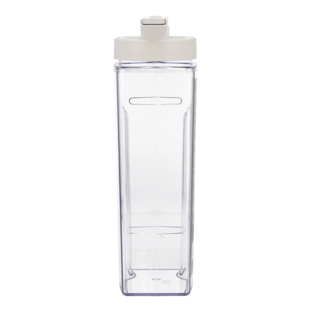 抗菌　タテヨコワンプッシュピッチャー　2．2Ｌ　ホワイト, クリア, 2.2L