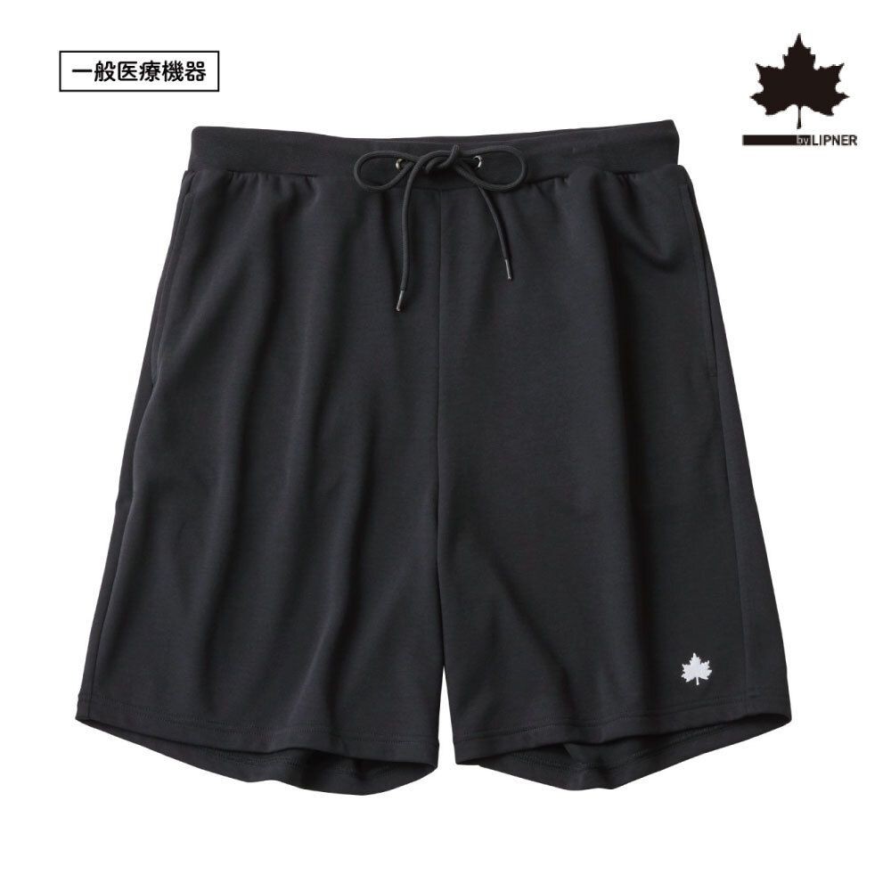 LOGOS by LIPNER ボディリカバリーショーツ ♯35504　ブラック, ブラック, Mサイズ