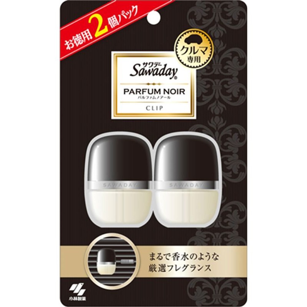 小林製薬　パルファムクリップノアール2個パック, パルファムノアール, 6ml&times;2個入り