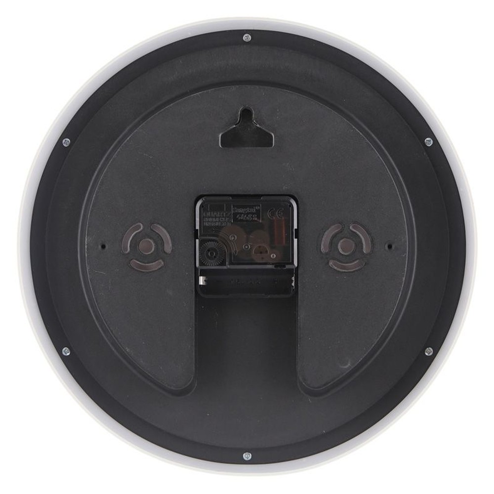 掛時計　温湿度計付　アーバン, ホワイト, 25cm