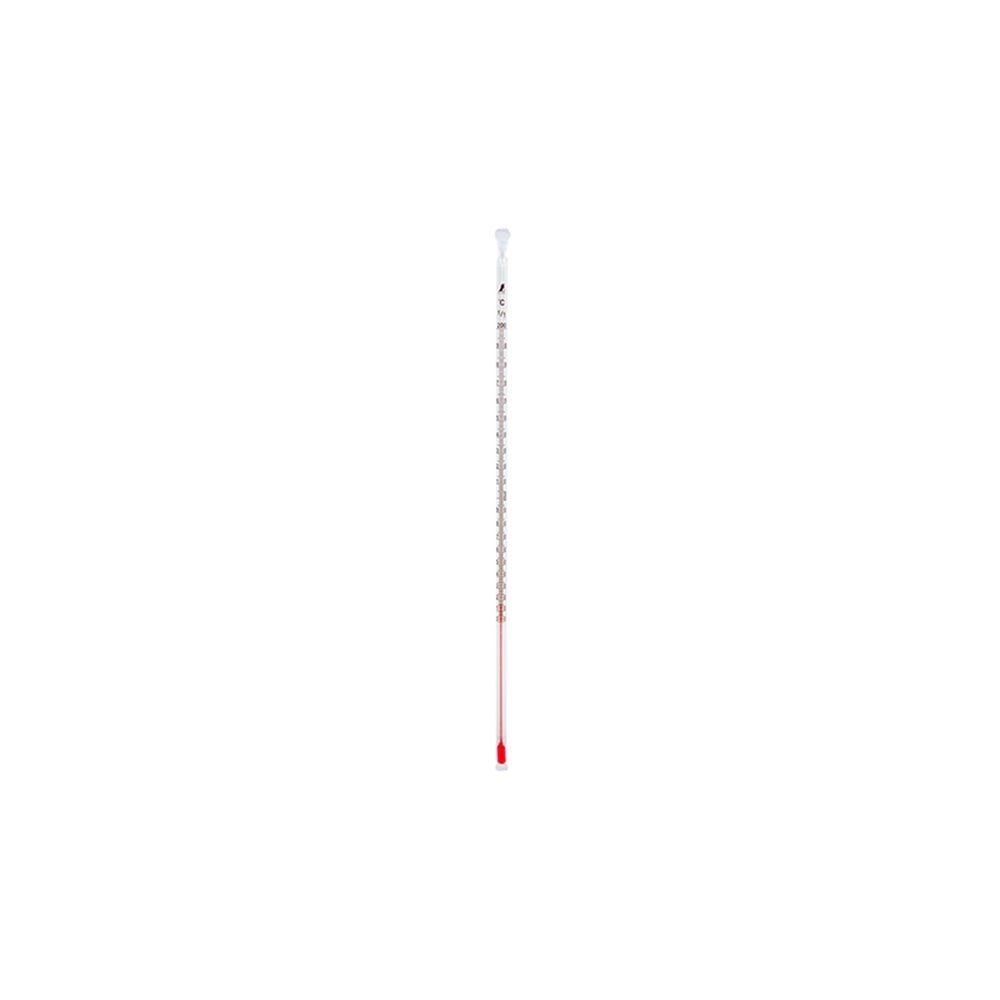 棒状温度計 ガラス製 H-2F 0~200&deg;C 30cmフッ素樹脂コート, 73218, 30cm