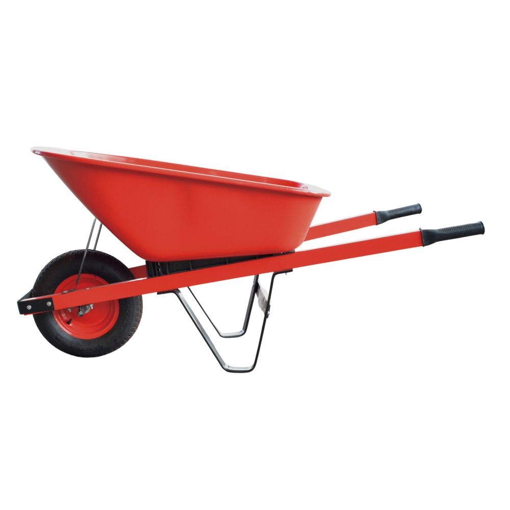 大容量一輪車　１８０ｋｇ　レッド, レッド, 180kg